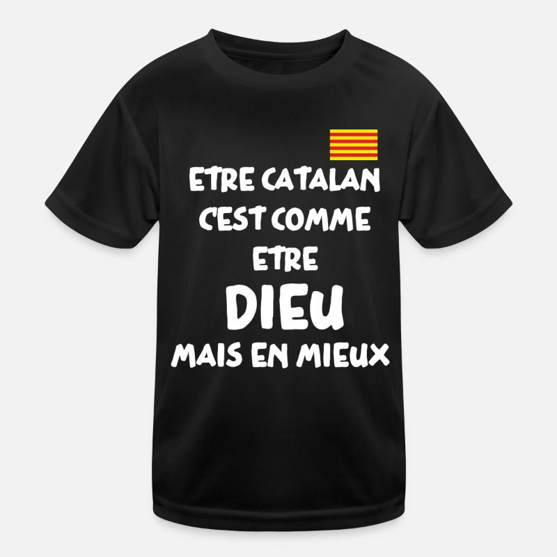 Katalanisch Kinder Funktions-T-Shirt