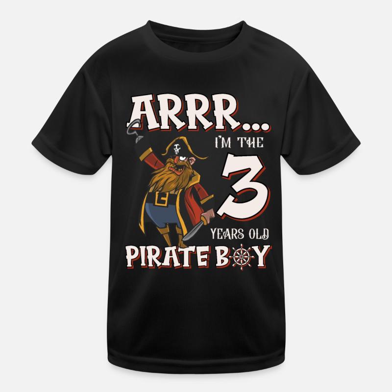 Pirate Boy 3 ans pirate 3ème anniversaire T-shirt sport Enfant