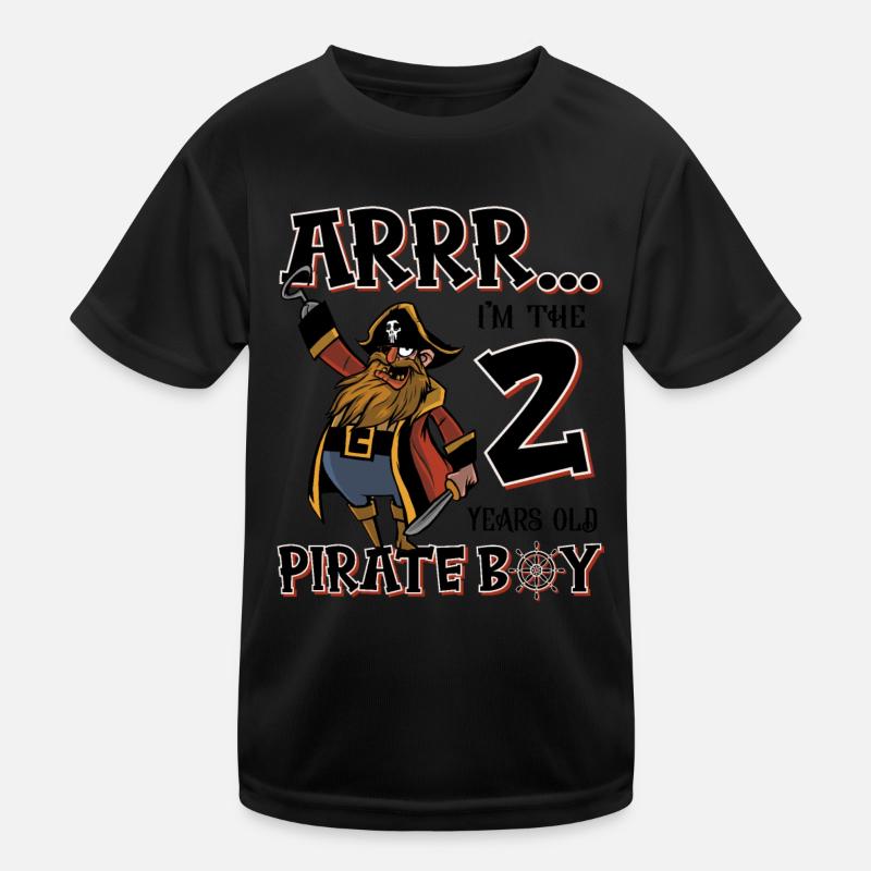 Pirate Boy 2 ans pirate 2ème anniversaire T-shirt sport Enfant