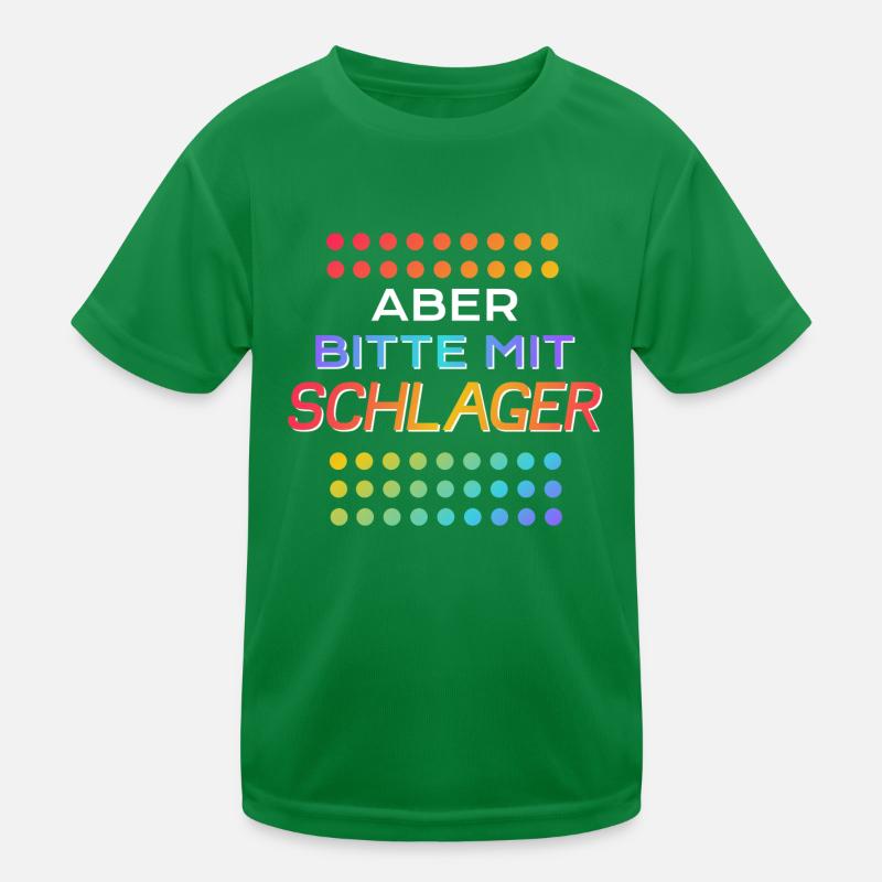 Aber bitte mit Schlager Kinder Funktions-T-Shirt