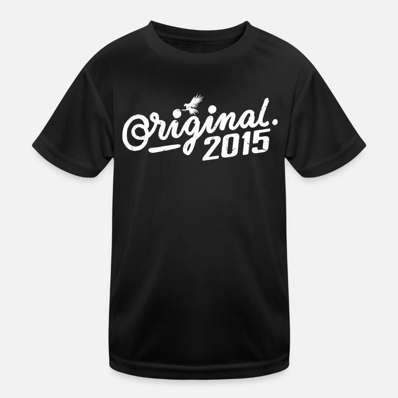Original 2015 Birthday Gift - Vintage 2015 Kids Functional T-Shirt