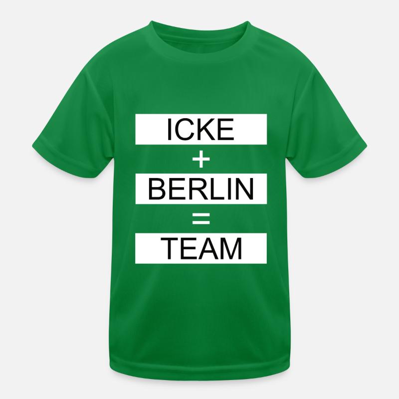 Icke und Berlin Kinder Funktions-T-Shirt