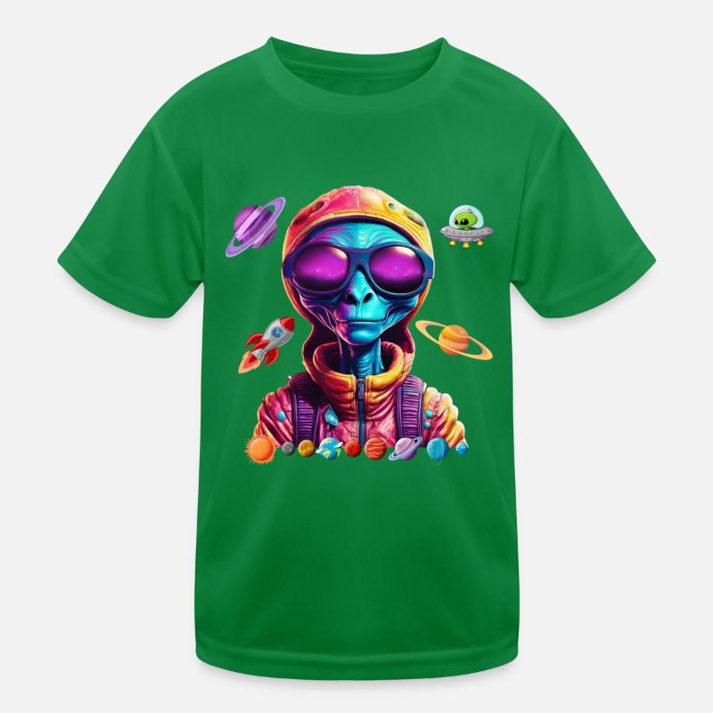 Extraterrestre de l’espace. T-shirt sport Enfant