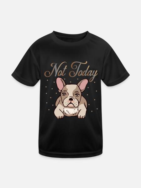 Not today - Kids Functional T-Shirt - black - Front