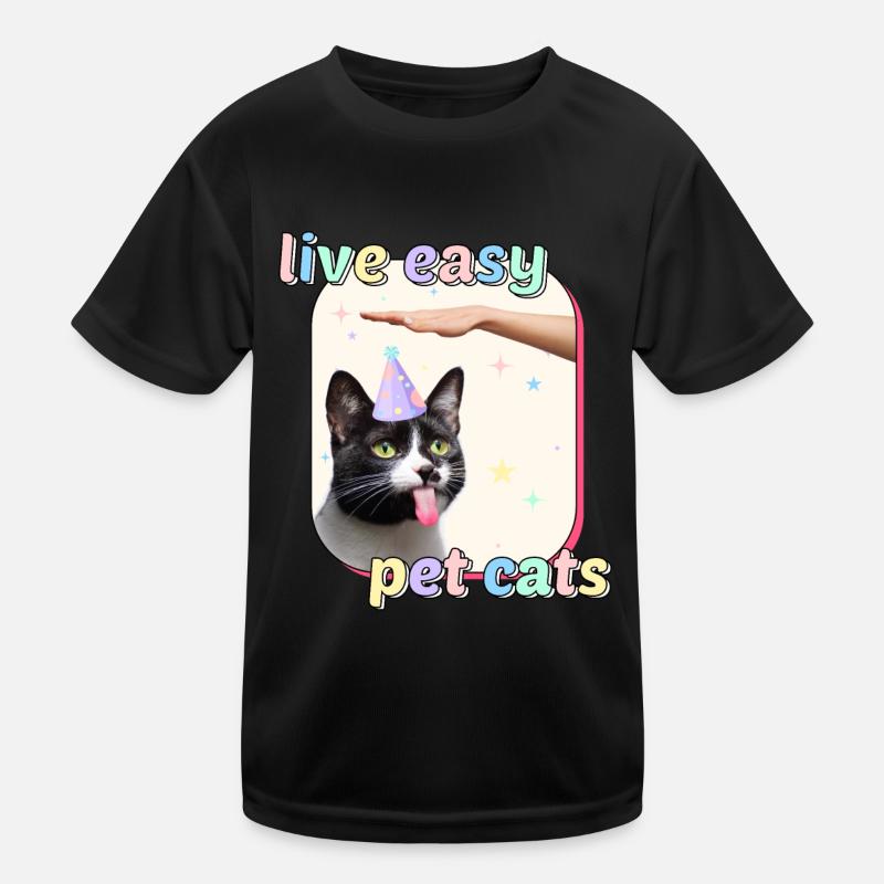 Katzen Meme - Bad Luck Pet Cats Kinder Funktions-T-Shirt