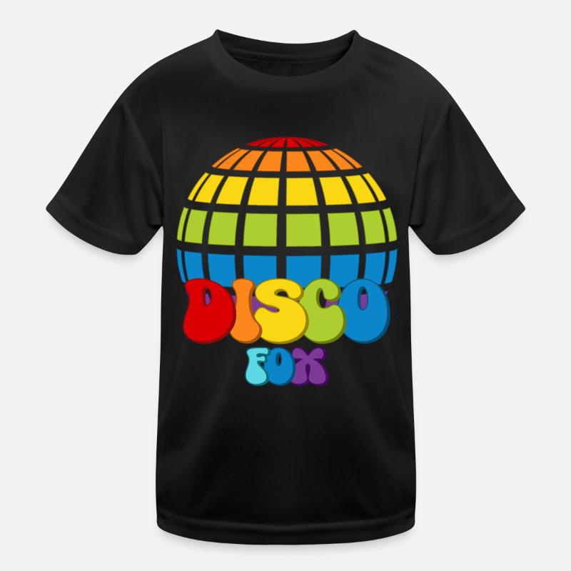 Disco Fox Discokugel Groovy Discothek Discofox Kinder Funktions-T-Shirt