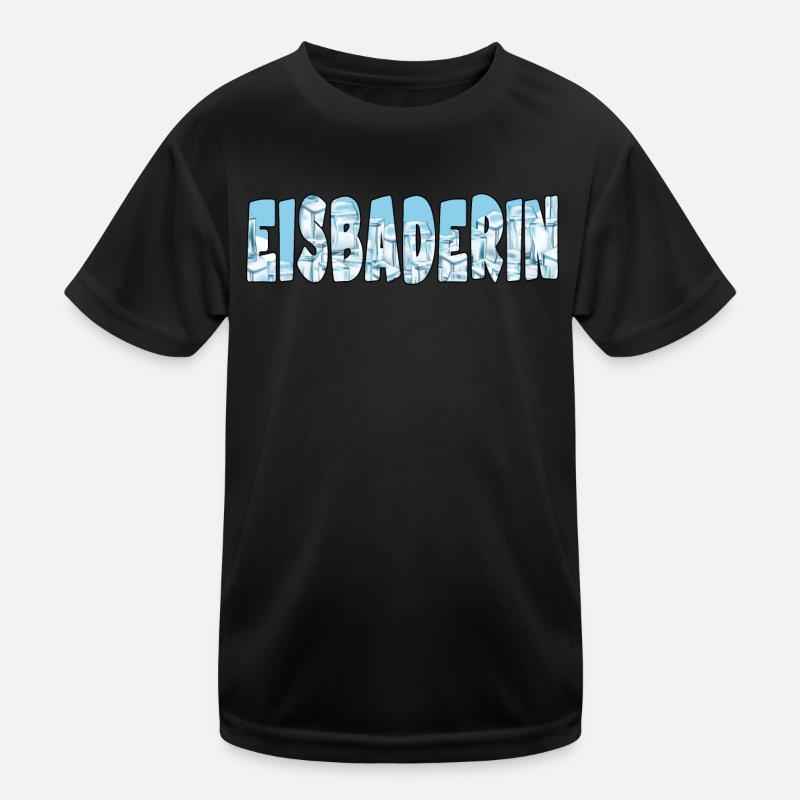 eisbaden winterbader cool icebath kälteresistent Kinder Funktions-T-Shirt