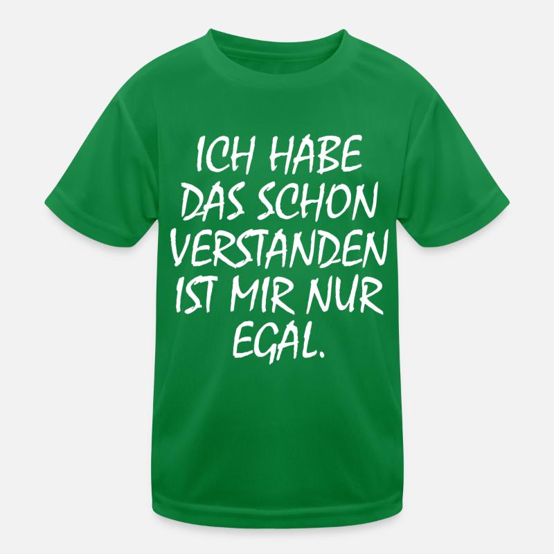 J’ai déjà compris ça, je m’en fiche T-shirt sport Enfant