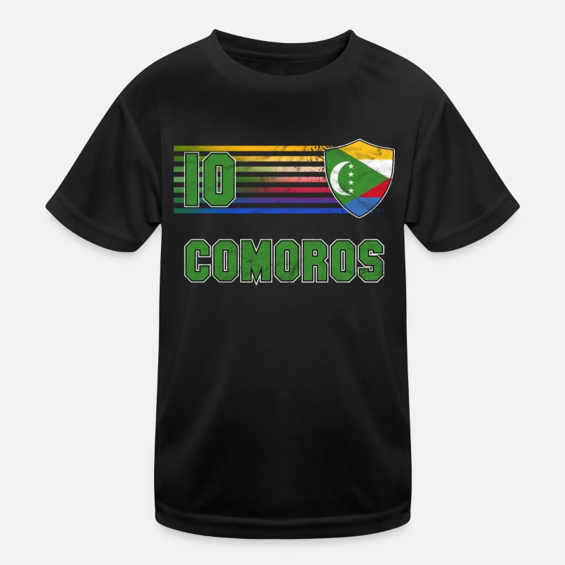 Comoros Kids Functional T-Shirt