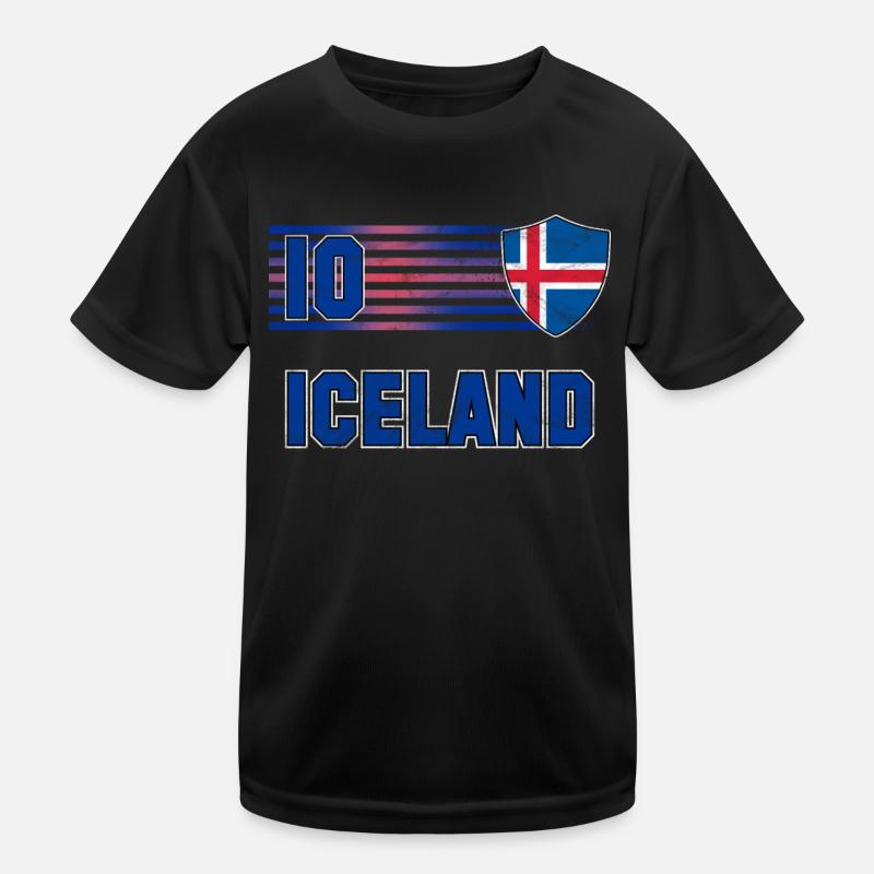 Iceland Kids Functional T-Shirt