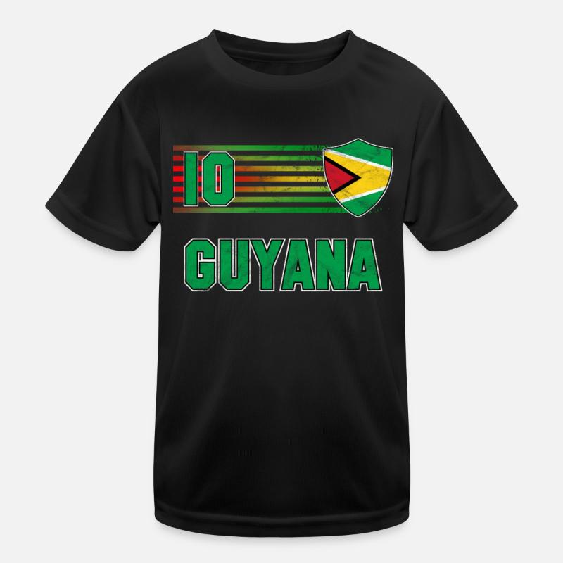 Guyana Kinder Funktions-T-Shirt