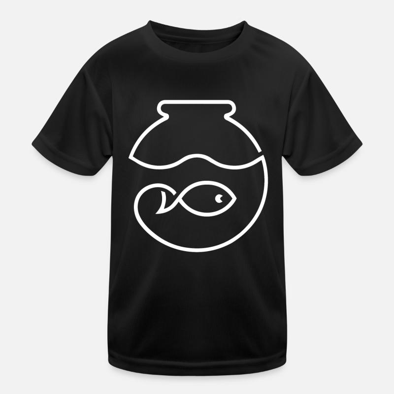 CONTENEUR D’AQUARIUM D’AQUARIUM DE BALLON DE POISSON T-shirt sport Enfant