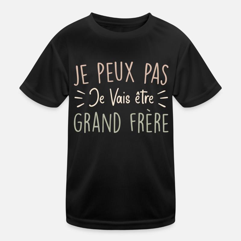 Ich kann nicht, ich werde ein großer Bruder sein Kinder Funktions-T-Shirt