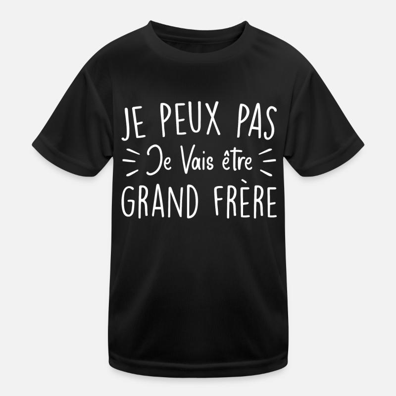 Ich kann nicht, ich werde ein großer Bruder sein Kinder Funktions-T-Shirt