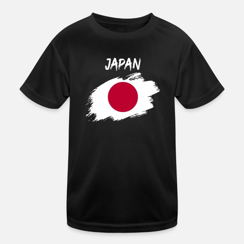 Bannière du drapeau japonais du Japon T-shirt sport Enfant