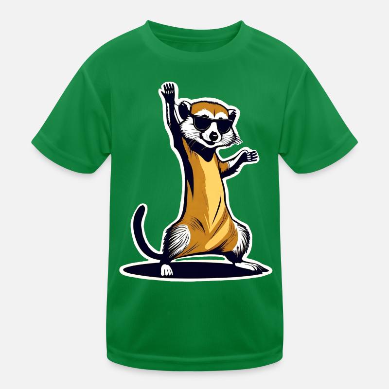 Dancing Meerkat Kids Functional T-Shirt