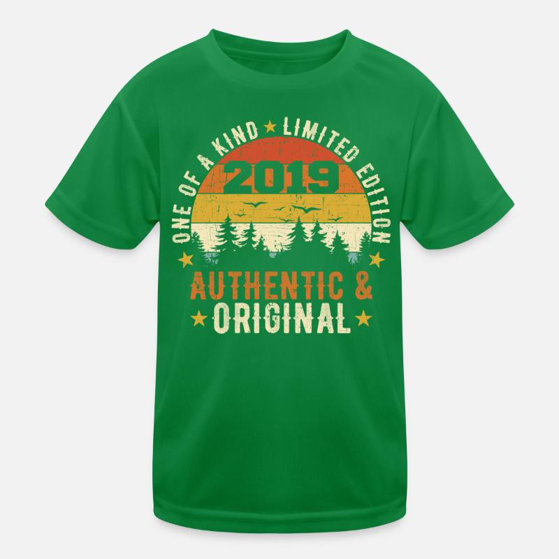 Original 2019 Geburtstagsgeschenk 2019 authentisch Kinder Funktions-T-Shirt