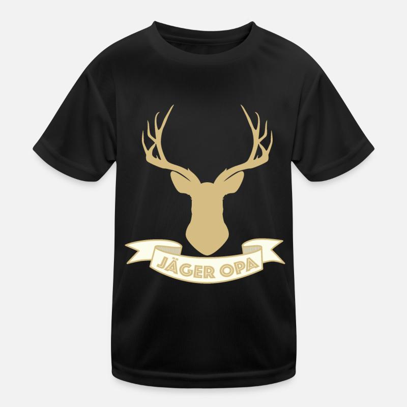 Jäger Opa Kinder Funktions-T-Shirt