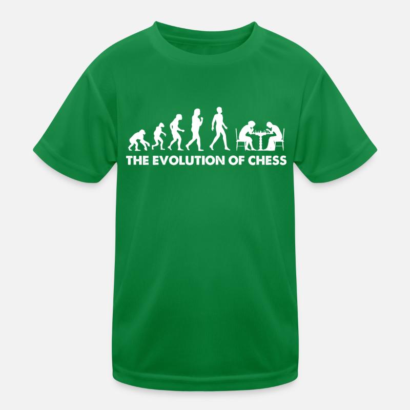 The Evolution Of Chess Kinder Funktions-T-Shirt