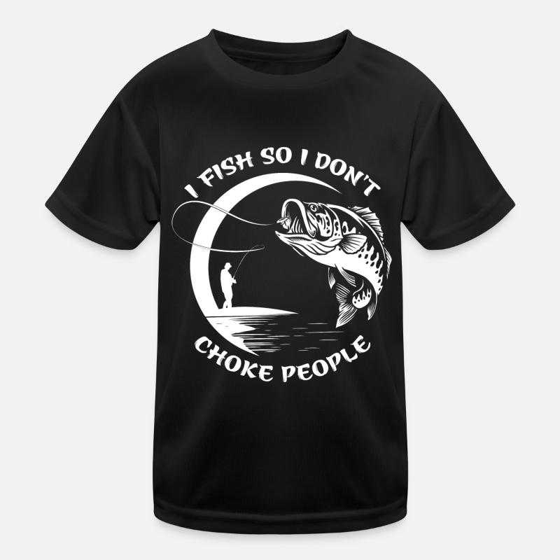 Pêcher Pêcheur Canne à pêche T-shirt sport Enfant