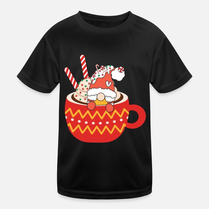 Weihnachten Weihnachtmann Gnomies Kinder Funktions-T-Shirt