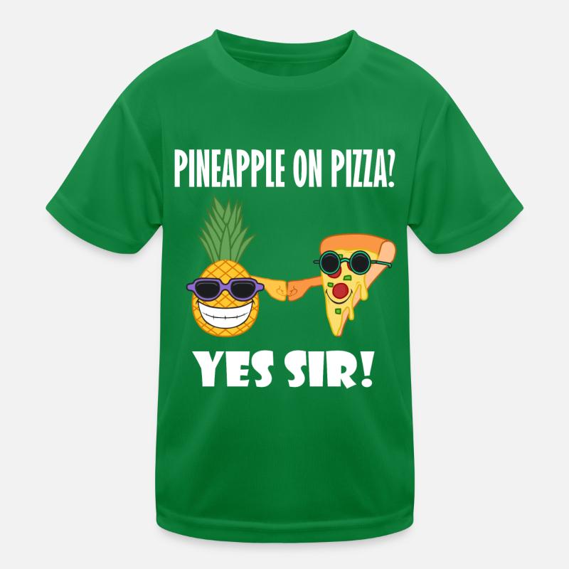 Pineapple Pizza Buddy Ironic Pals Hawaii Pizza Kinder Funktions-T-Shirt