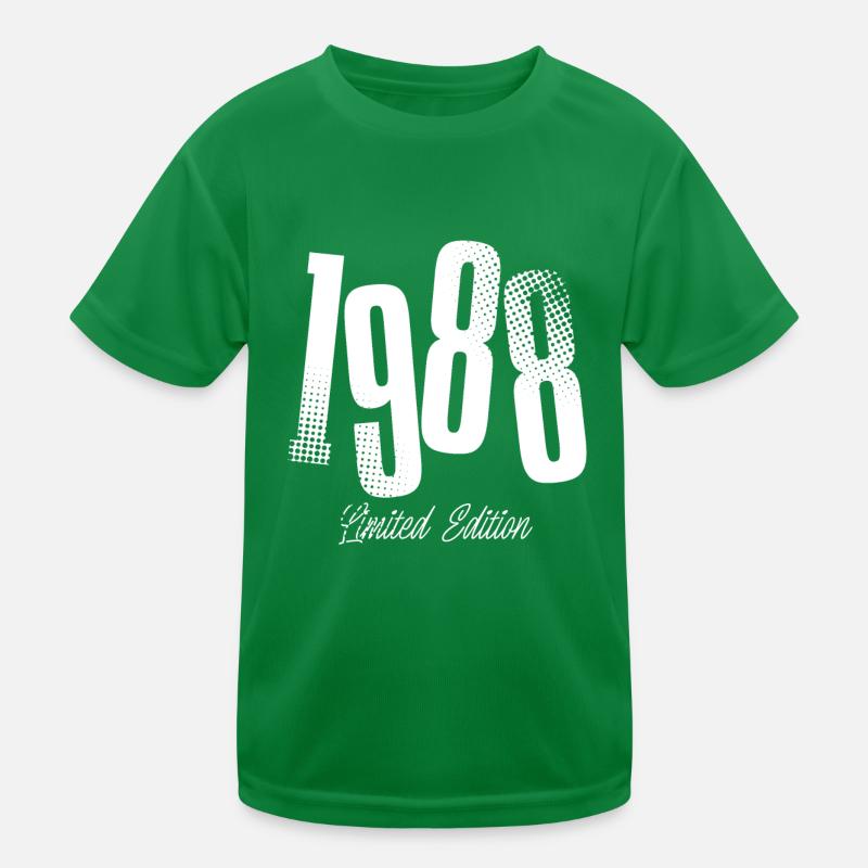 1988 Année de naissance Année de naissance T-shirt sport Enfant
