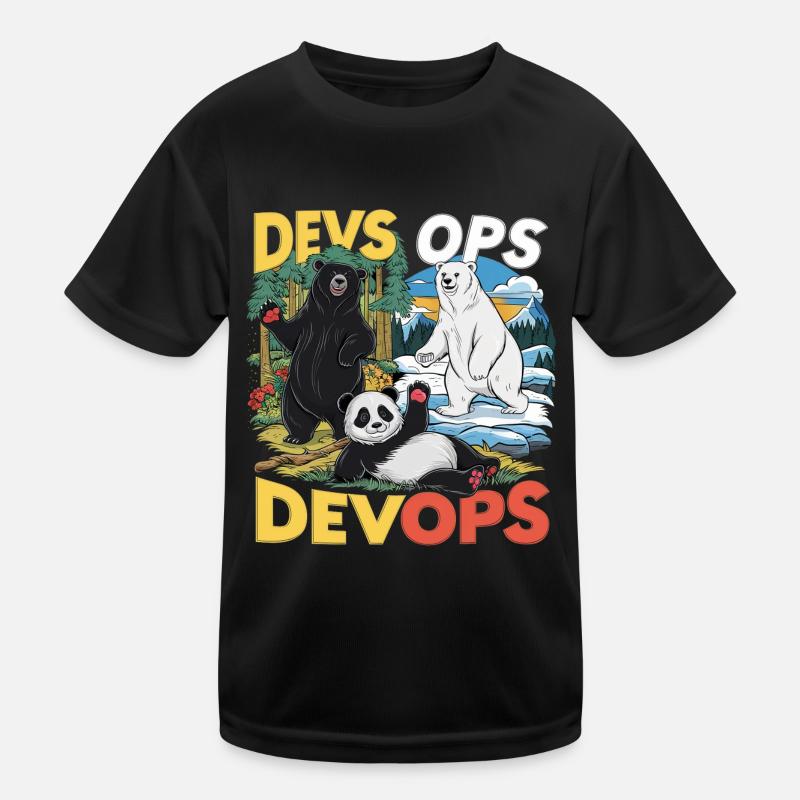 Devops Kinder Funktions-T-Shirt