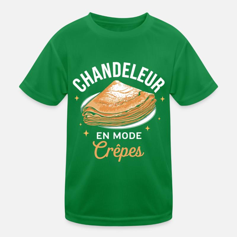 Chandeleur - en mode crêpes T-shirt sport Enfant