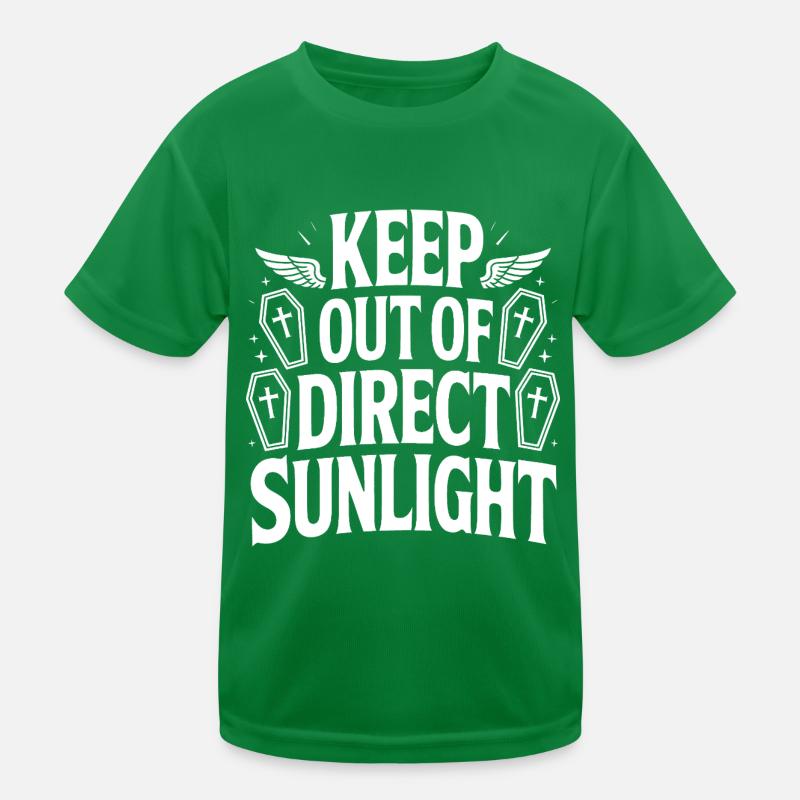 Tenir à l’abri de la lumière directe du soleil ! Vampire Goth Emo T-shirt sport Enfant