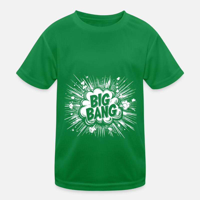 Big Bang Outfit - Comic Explosion in Design Kids Functional T-Shirt