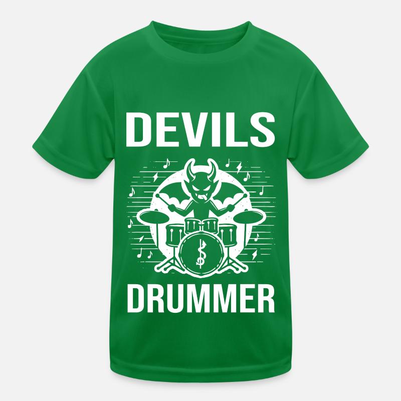 Batteur des Devils. Le batteur diabolique et infernal T-shirt sport Enfant