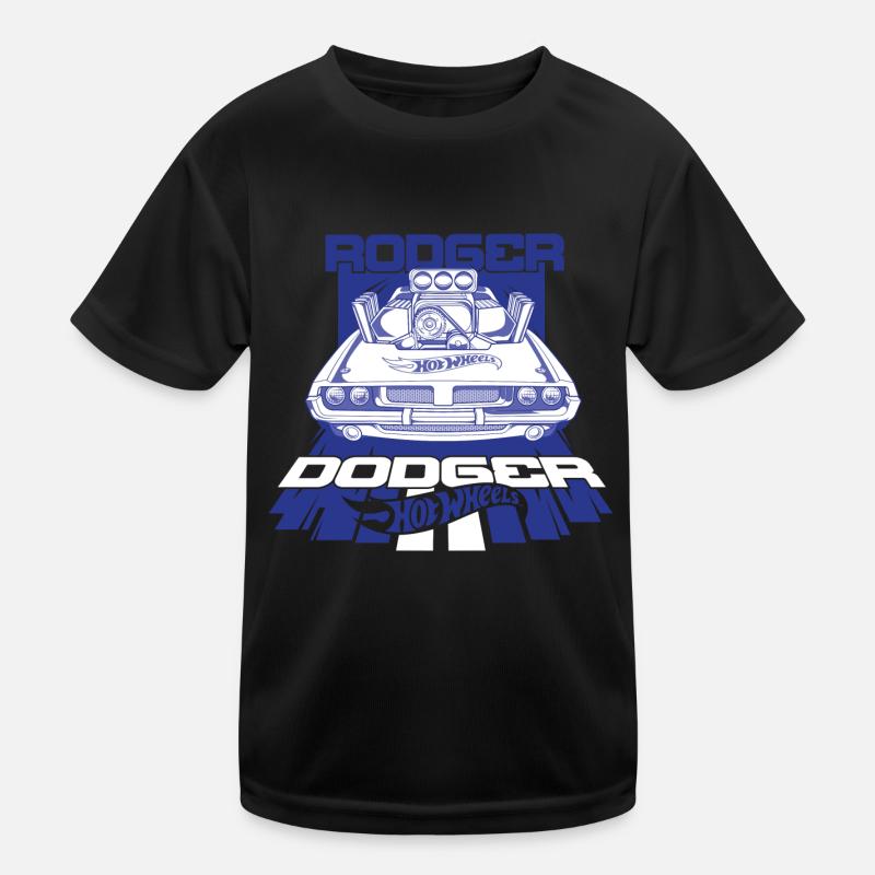 Hot Wheels Rodger Dodger Muscle Car Kinder Funktions-T-Shirt