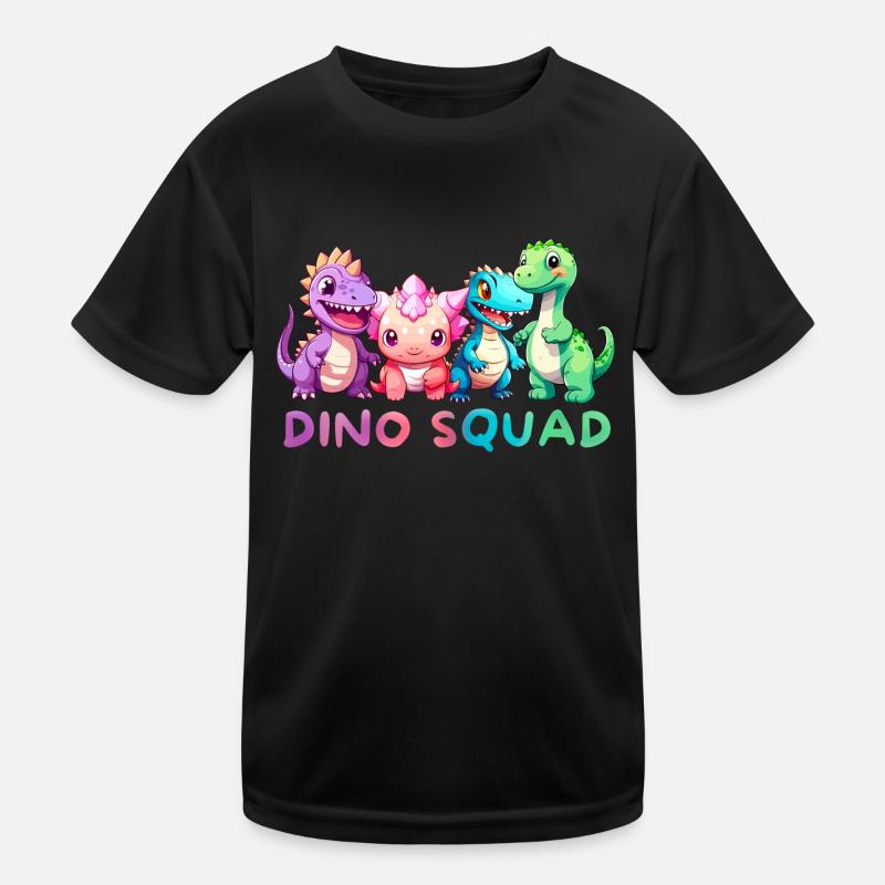 4 Buddys - Der Dino Squad Kinder Funktions-T-Shirt