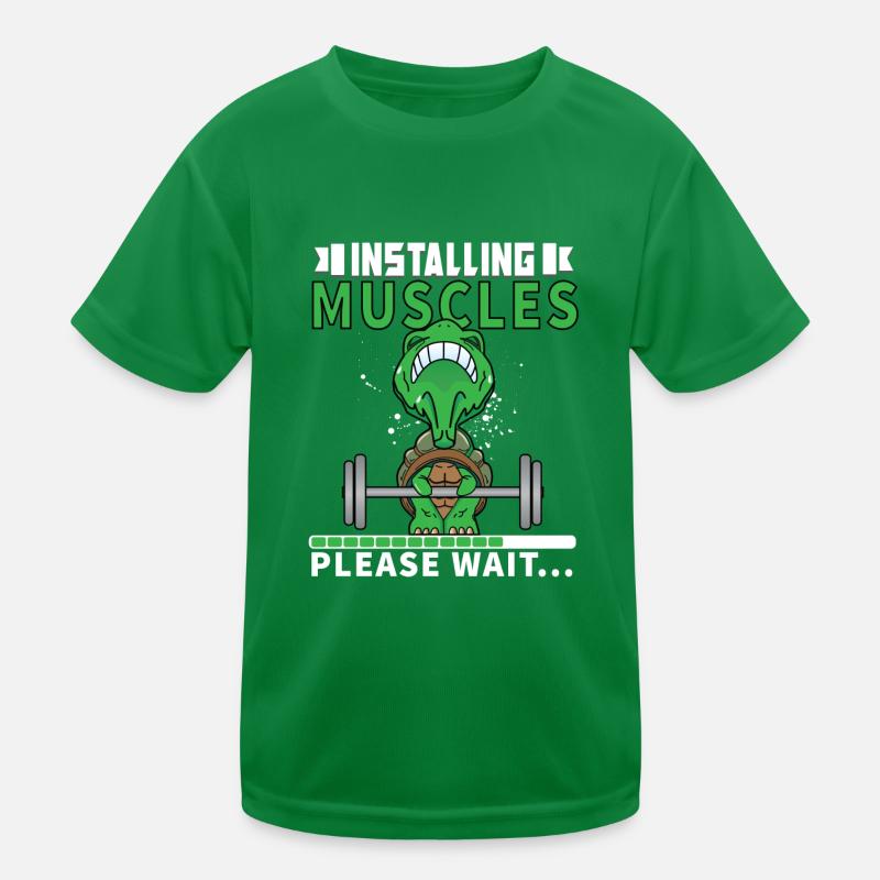 Muscle Training Training Cool Gift Kids Functional T-Shirt