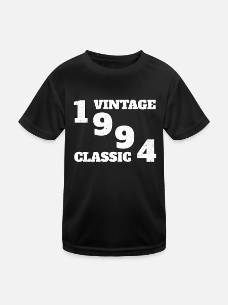 1994 Vintage Classique Cadeau d’Anniversaire - T-shirt sport Enfant - noir - Devant