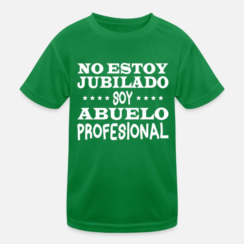 Ich bin nicht im Ruhestand, ich bin ein berufstätiger Großvater Kinder Funktions-T-Shirt