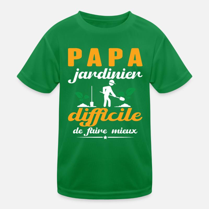 Papa Gärtner Geschenk Schwer zu machen Besser Kinder Funktions-T-Shirt