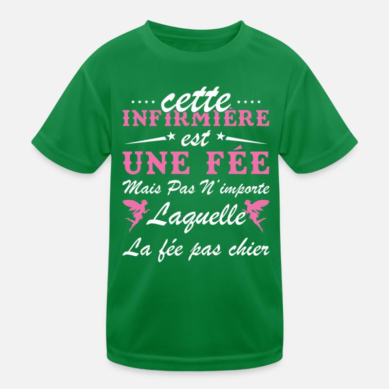 Krankenschwester Humor Diese Krankenschwester ist eine Fee Kinder Funktions-T-Shirt