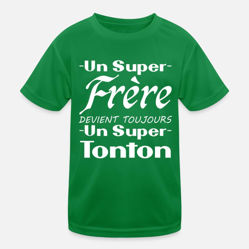 Aus einem Superbruder wird immer ein Großonkel Kinder Funktions-T-Shirt