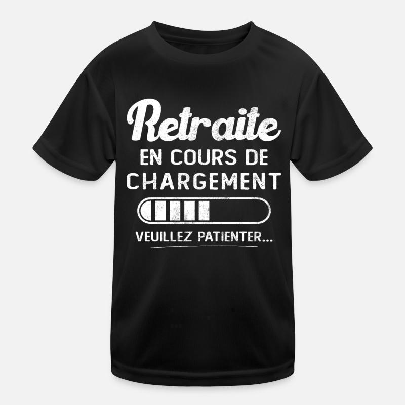 Retreat wird geladen, bitte warten Kinder Funktions-T-Shirt