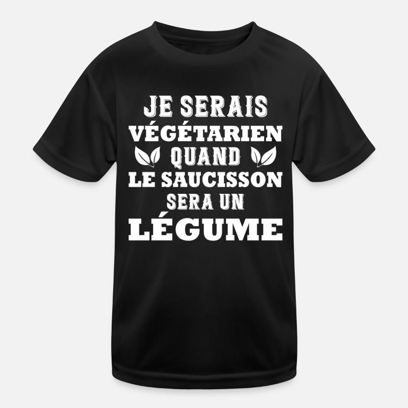 vegetarian vegan vegan Kids Functional T-Shirt