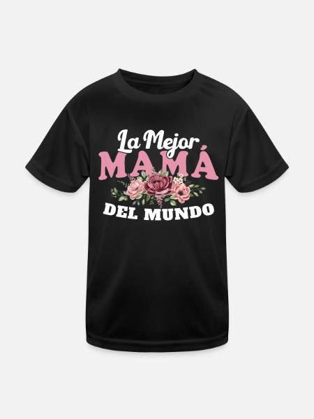 Das beste Muttertagsgeschenk der Welt - Kinder Funktions-T-Shirt - Schwarz - Vorne