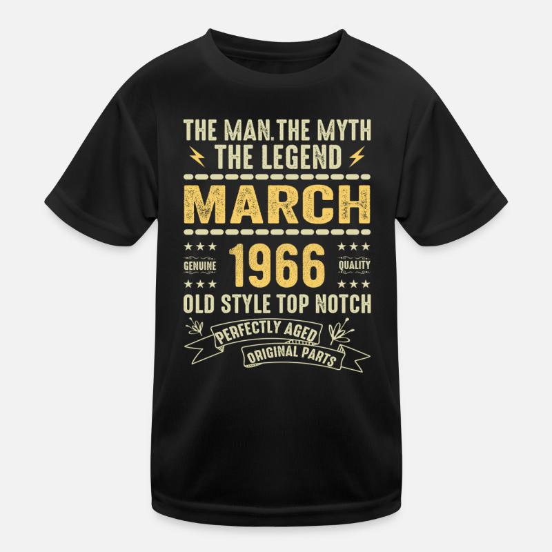 March 1966 Jubilee 1966 - Legends March 1966 Kids Functional T-Shirt