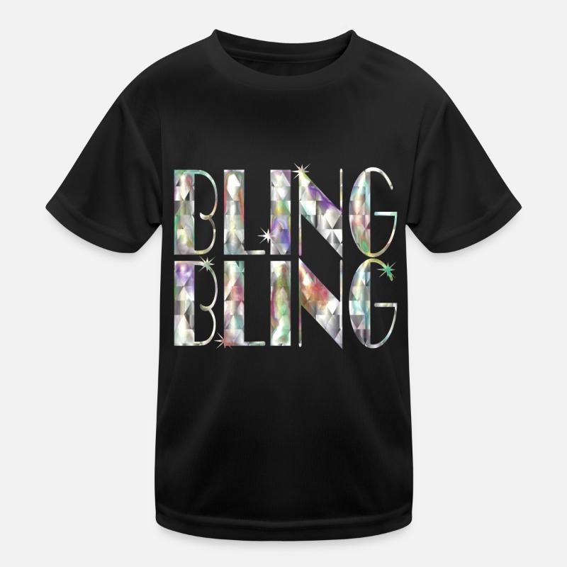 BLING BLING colorful Kids Functional T-Shirt