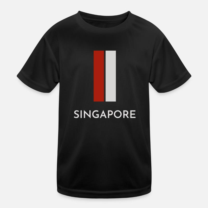 Flagge von Singapur, Stolz auf Singapur Kinder Funktions-T-Shirt