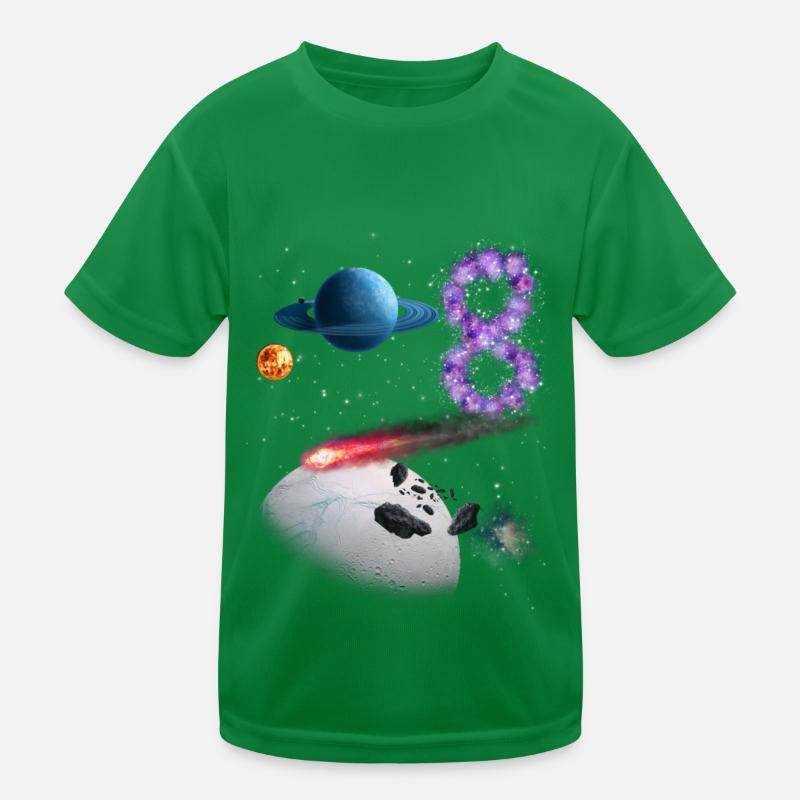 8th Birthday Kids Functional T-Shirt