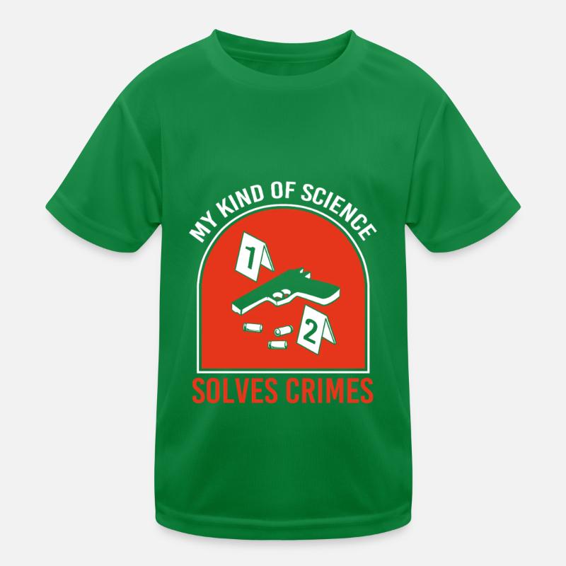 Forensics Forensic Experts Forensic Evidence Kids Functional T-Shirt