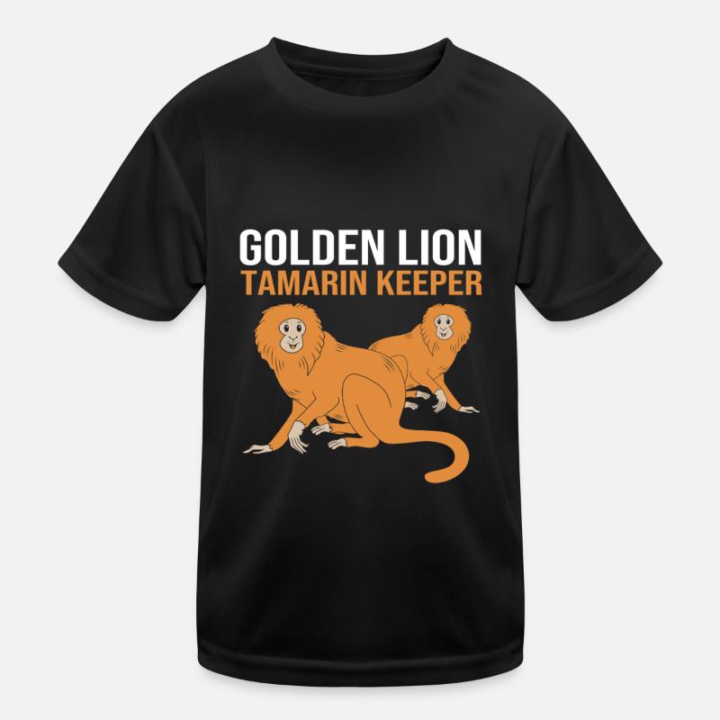 Tamarin Monkey Monkey Monkey Monkey Face Kids Functional T-Shirt