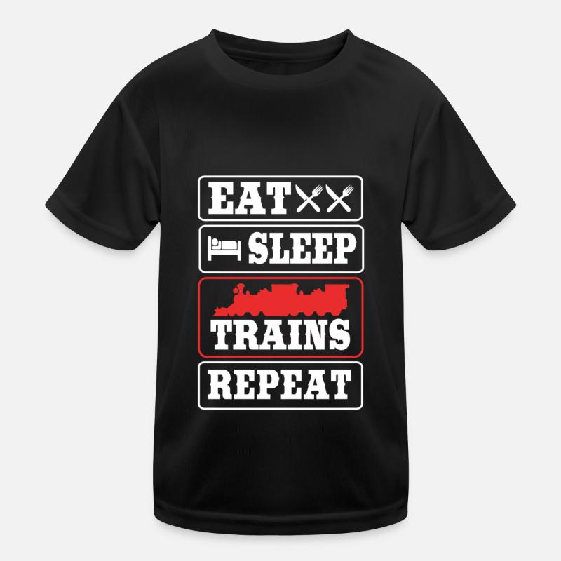 Modelleisenbahn Modellbau Modellbauer Kinder Funktions-T-Shirt